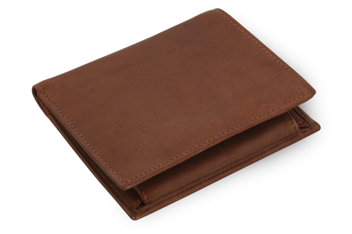 Tmavě hnědá pánská kožená peněženka - dokladovka 514-3221-47