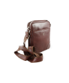Malý hnedý kožený crossbag 215-1711-40