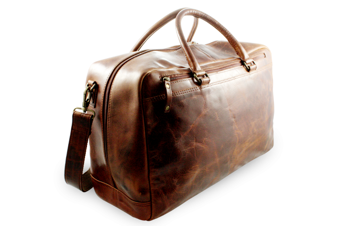 E-shop Luxusní cestovní kožená taška 217-3173-47