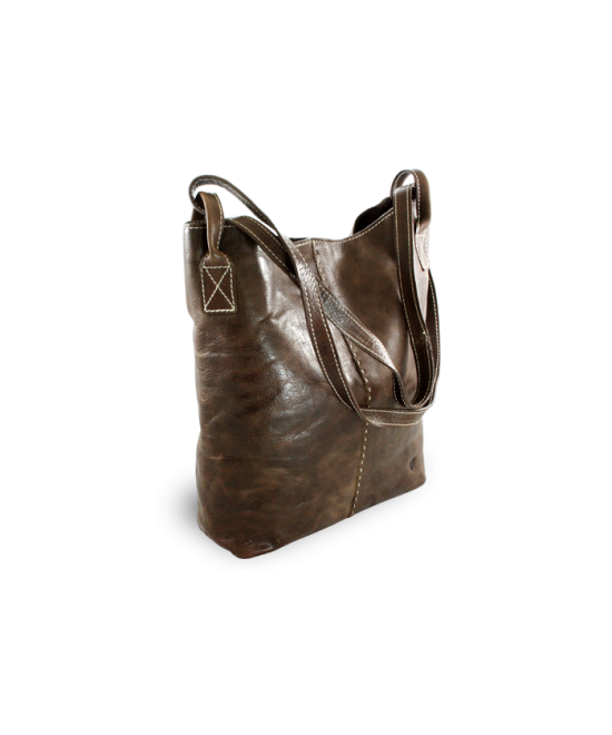 Hnedá kožená kabelka 219-7881-47