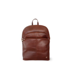 Hnedý kožený batoh 311-8955-40