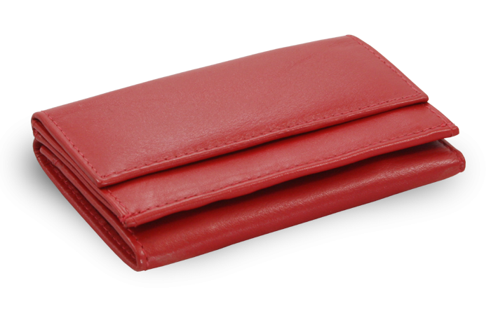 E-shop Červená dámská kožená mini peněženka 511-4392A-31