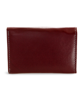 Burgundy dámska kožená mini peňaženka 511-4392A-34