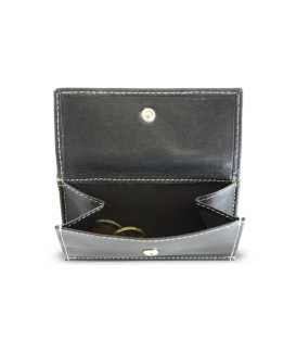 Čierna dámska kožená mini peňaženka 511-4392A-60