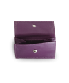 Fialová dámska kožená mini peňaženka 511-4392A-76