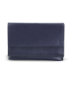 Modrá dámska kožená mini peňaženka 511-4392A-97