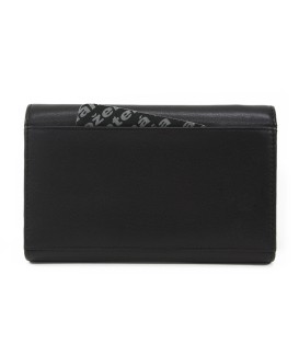 Čiernobiela dámska kožená rámová peňaženka 511-6236B-60/T