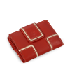 Červená dámska kožená peňaženka s dvoma poklopami 511-9748-31/82