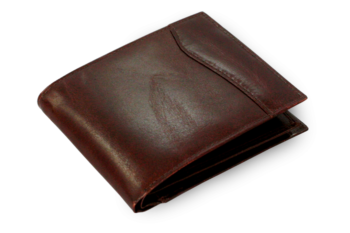 E-shop Tmavě hnědá pánská kožená peněženka 513-17261-47