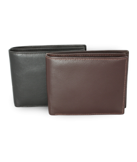 Čierna pánska kožená peňaženka 513-1988-60