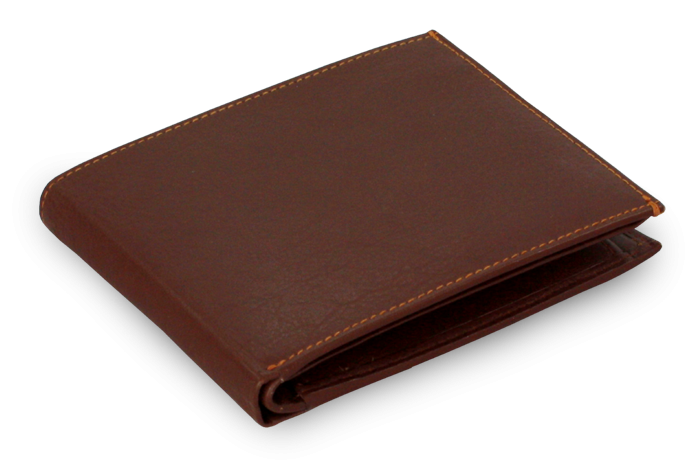 E-shop Tmavě hnědá pánská kožená peněženka 513-2313-47
