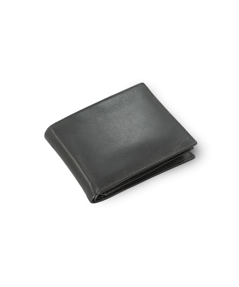 Čierna pánska kožená peňaženka 513-4397-60