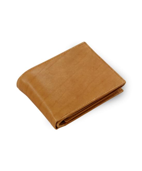 Svetlo hnedá pánska kožená peňaženka s vnútornou zápinkou 513-4404A-05