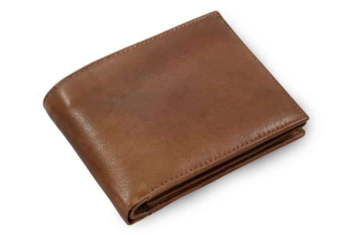 E-shop Tmavě hnědá pánská kožená peněženka s vnitřní zápinkou 513-4404A-47