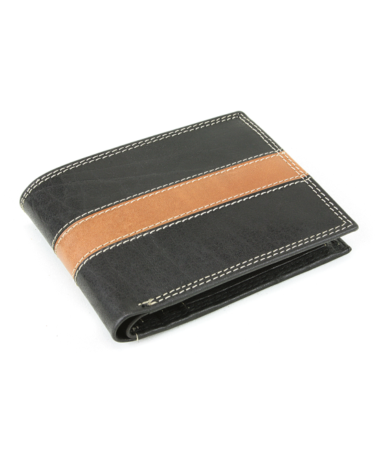 Čierna pánska kožená peňaženka 513-4702-60/05
