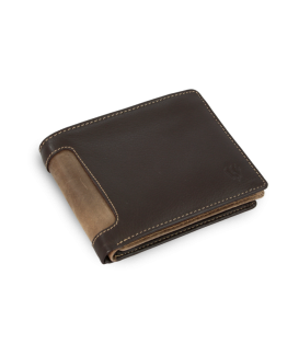 Hnedá pánska kožená peňaženka 513-5501-47