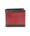 Čiernočervená pánska kožená peňaženka 513-6022 31/60