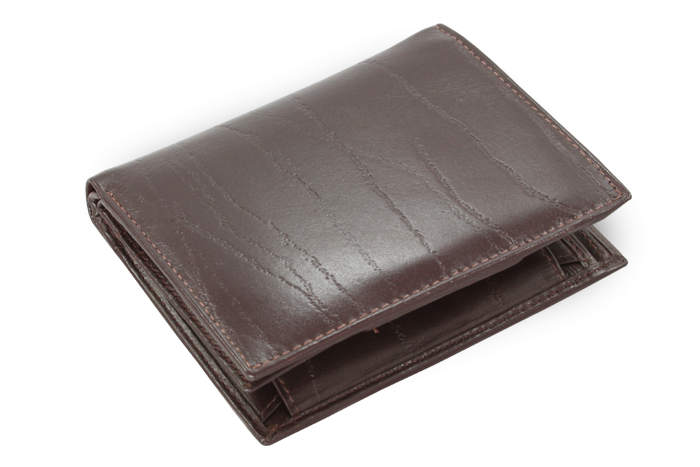 E-shop Tmavě hnědá pánská kožená peněženka a dokladovka 514-2206-47