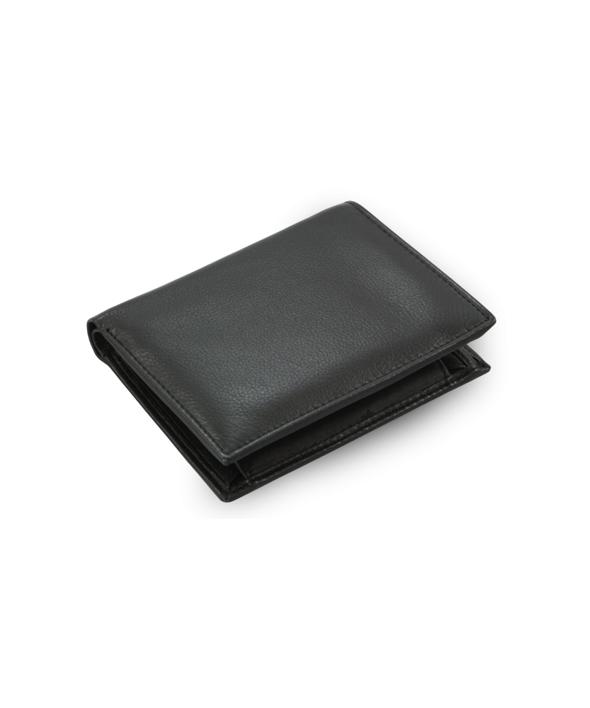 Čierna pánska kožená peňaženka - dokladovka 514-3220-60