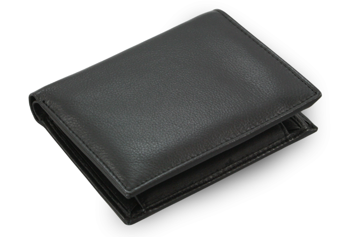 E-shop Černá pánská kožená peněženka - dokladovka 514-3220-60