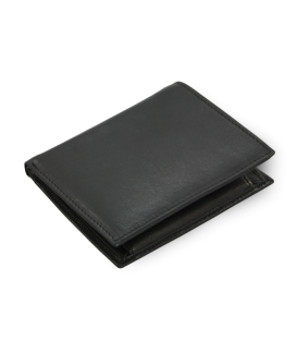Čierna pánska kožená peňaženka - dokladovka 514-3221-60