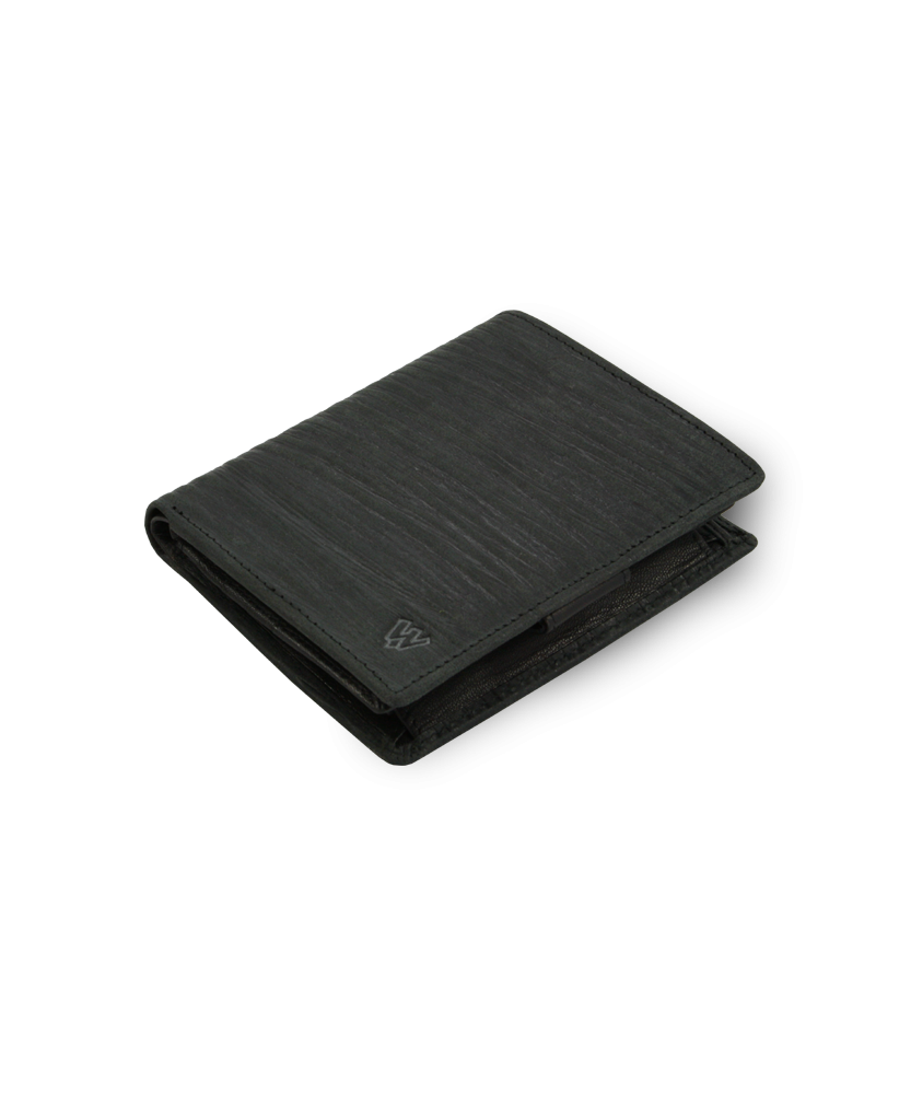 Čierna pánska kožená peňaženka v štýle BAMBOO 514-4050-60