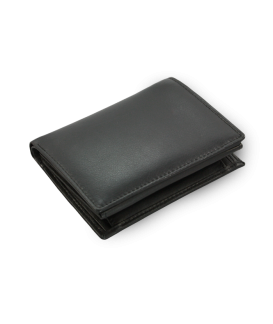 Čierna pánska kožená peňaženka - dokladovka 514-4281-60
