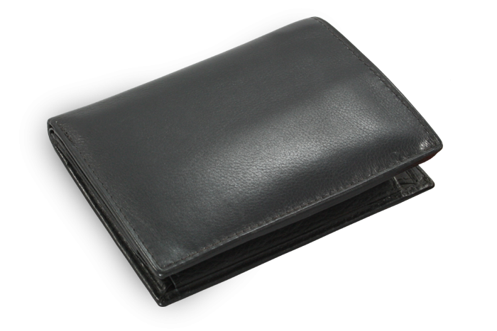 E-shop Černá pánská kožená peněženka - dokladovka 514-4399-60
