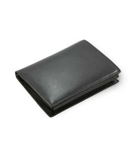 Čierna pánska kožená peňaženka - dokladovka 514-4402-60