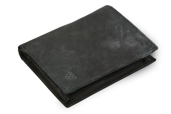 E-shop Černá pánská kožená peněženka ve stylu JEANS 514-4562-60