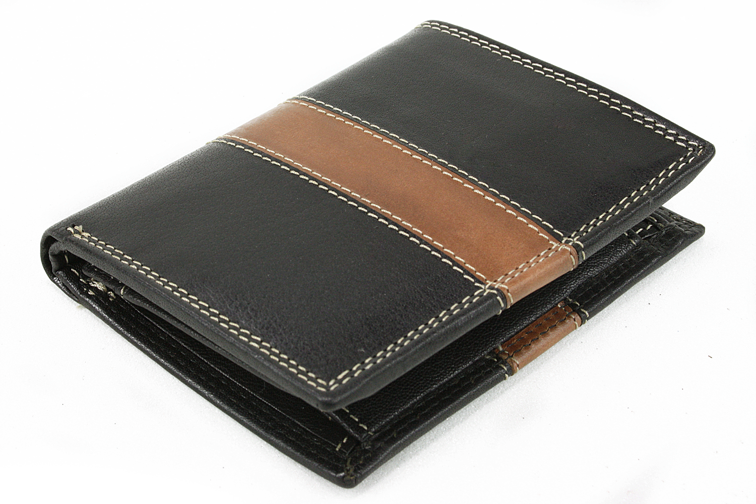 E-shop Čierna pánska kožená peňaženka