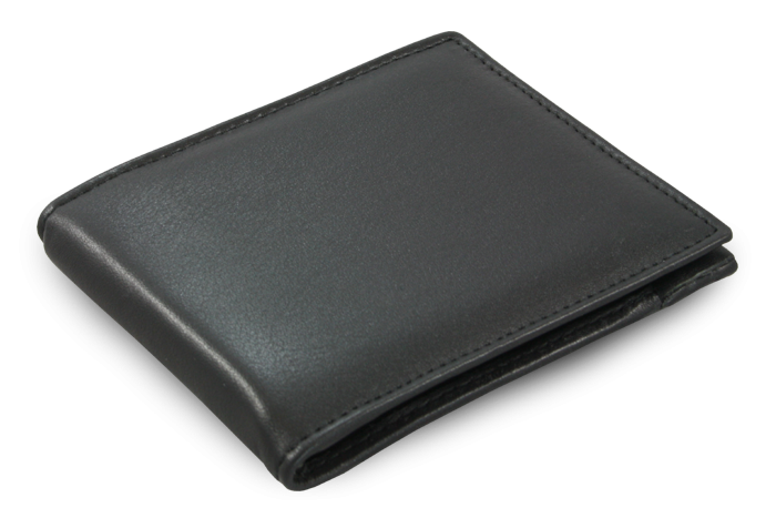 E-shop Černá pánská kožená peněženka - dolarovka 519-2910-60