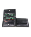 Čierna pánska kožená peňaženka - dolárovka 519-8103-60