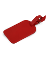 Červená kožená visačka na batožinu 619-5405-31