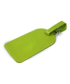 Zelená kožená visačka na batožinu 619-5405-51