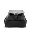 Čierny kožený batoh 311-1717-60/40