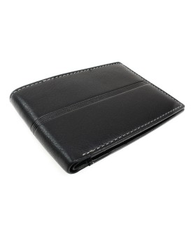 Čierna kožená pánska peňaženka 513-1307-60