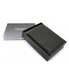 Čiernozelená pánska kožená peňaženka s vnútornou zápinkou 514-8140-60/52