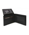 Čierna pánska kožená peňaženka 513-7540-60