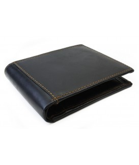 Čierna pánska kožená peňaženka 513-5798-60