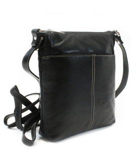 Čierna sada dámskej kabelky, peňaženky a kľúčenky 412-3013-9769-2418-60