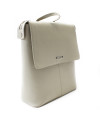 Šedobéžová sada dámskeho batohu, etue a kľúčenky 412-1660-0025-2418-24
