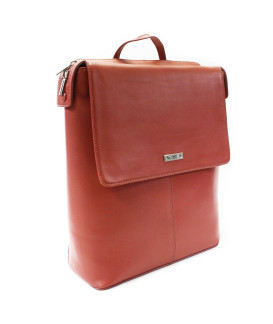 Tmavo ružová sada dámskeho batohu, etue a kľúčenky 412-1660-0023-2418-35