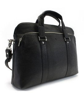 Súprava čiernej tašky na notebook, peňaženky a kľúčenky 412-2187-4404-8104-60