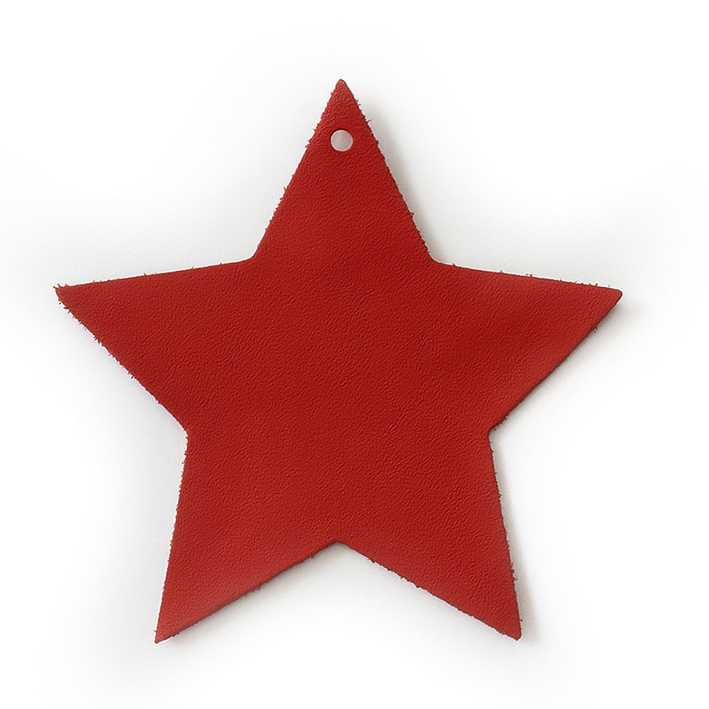 Červená vianočná ozdoba hviezda 619-1216-31