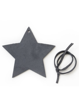 Tmavo strieborná vianočná ozdoba hviezda 619-1216-29