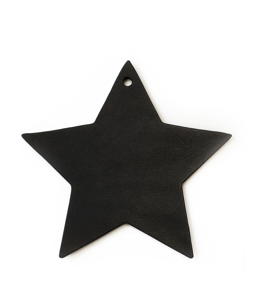 Čierna vianočná ozdoba hviezda 619-1216-60