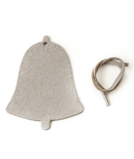 Zlatá vianočná ozdoba zvonček 619-1213-01