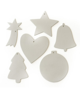 Svetlosivá vianočná ozdoba zvonček 619-1213-20