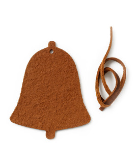 Hnedá vianočná ozdoba zvonček 619-1213-41